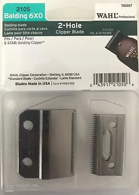 GENUINE Wahl Replacement Balding Blades For Balding Clipper 2105 + Oil & Screws  • $38.32