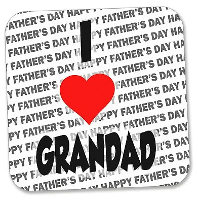 Drinks Coaster  - Fathers Day Gift - I Love Grandad • £3.95