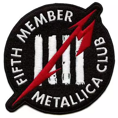 Official Metallica Patch Fifth Member Embroidered Iron On • $16.95