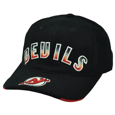 NHL American Needle New Jersey Devils Black Red Hat Cap Adjustable Sport • $32.53