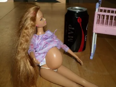 [BARBIE BRAND] Pregnant Barbie Midge And Baby #1985 Yr. + EXTRA ITEMS • $155