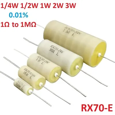 1/4W 1/2W 1W 2W 3W 0.01% RX70-E High Precision Instrumentation Sampling Resistor • $7.34