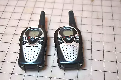 Lot Of Two Midland LXT420 Two Way Radios Both Work Batteries NOT INCLUDED • $9.99