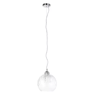 Ex Laura Ashley Ada Ceiling Pendant 1 Light With Cut Glass & LED Bulb Litecraft  • £58.99