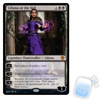 LILIANA OF THE VEIL Dominaria United DMU Planeswalker Magic MTG MINT CARD • $16.99