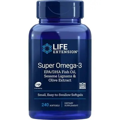 Life Extension Super Omega-3 240 Sgels • $27.75