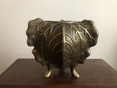 Vintage Bronze Three Footed Pot 11 Cm X 12 Cm • $47