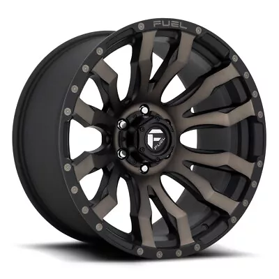 FUEL Blitz D674 20X9 8x170 ET1 Matte Black / Machined / Dark Tint (Qty Of 1) • $426