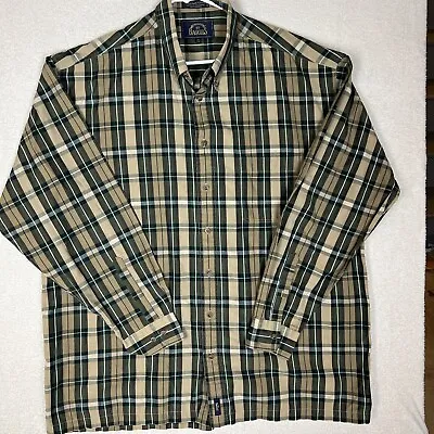 $13.99 • Buy Vintage BD Baggies Button Down Shirt Men's XX-Large Tall Multicolor Plaid