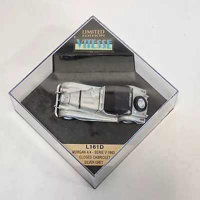 Vitesse 1/43 Morgan 4/4 Serie V 1963 Closed Cabriolet Silver Grey Model Car  • $52.50