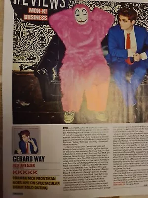 Gerard Way My Chemical Romance Hesitant Alien Review A4 Poster Kerrang Magazine  • £5.49