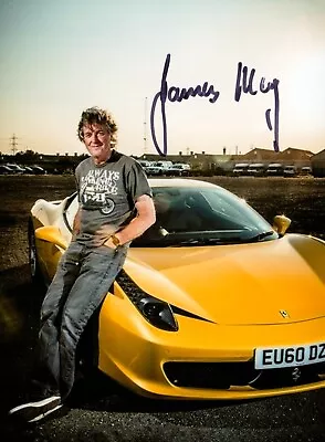 James May Hand Signed 7x5 Photo Top Gear Grand Tour Co Presenter Autograph + COA • £26.99