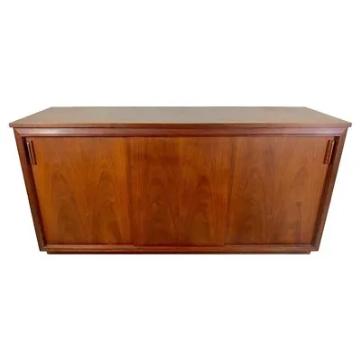 Mid-Century Modern Barzilay Stereo Cabinet Converted Sideboard Or Credenza • $2200
