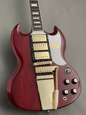 Epiphone: Joe Bonamassa 1963 SG Custom Dark Wine Red 3.80kg Electric Guitar • $1816.28