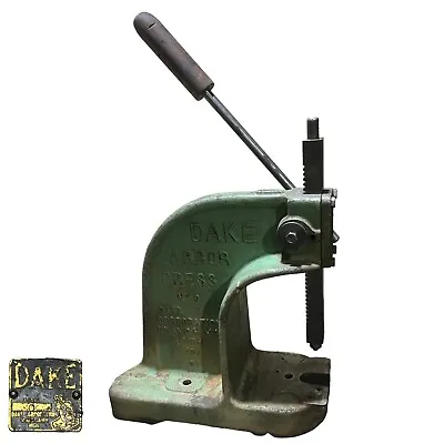 DAKE 1 1/2 Ton No. 0 Arbor Press • $139.99