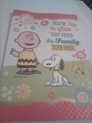 New Hallmark Mother's Day Card  Peanuts Funny  Free Shipping • $4.59