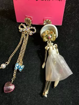 Betsey Johnson A Walk In The Park Marilyn Monroe Earrings Extremely Rare - P2 • $175