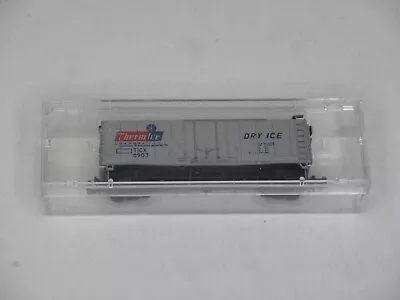 Atlas N Scale 1:160 Gauge 2223 Thermice 41' Reefer Box Car Silver TICX #8903 • $7.95