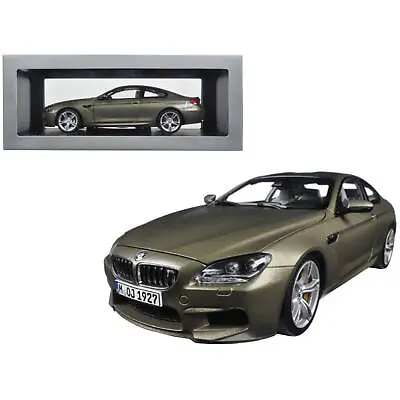 Paragon 1/18 Diecast Model Car BMW M6 F13M Coupe Frozen Bronze Rubber Tires • $146.80