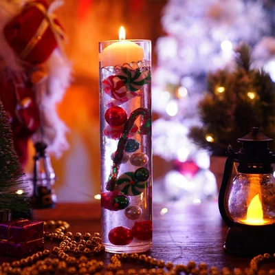 $9.33 • Buy Christmas Pearl String DIY Vase Filler Pearl Beads For-Floating-Candle- U0K3