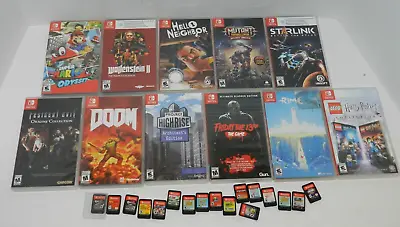 Nintendo Switch Games Complete Fun You Pick & Choose Video Games Lot Kids OEM • $49.91