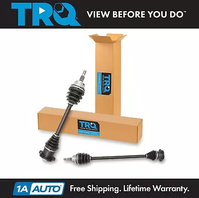 TRQ New Front CV Axle Shaft Assembly Kit Pair Set 2pc For Jetta Golf Beetle TT • $134.95