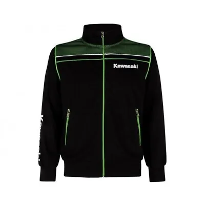Kawasaki Sports Sweatshirt Black/Green - 166SPM0354 • £48