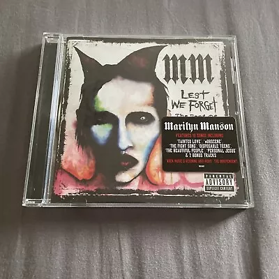 Lest We Forget: The Best Of By Marilyn Manson (CD 2004) • £3.50