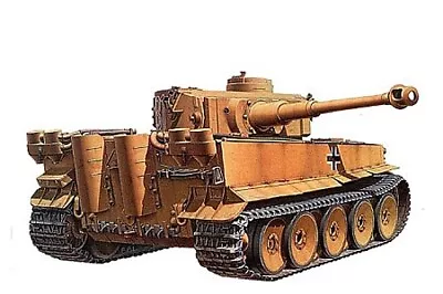 Tamiya German Tiger I Initial Tank - Plastic Model Military Vehicle Kit - 1/35 • $43.32