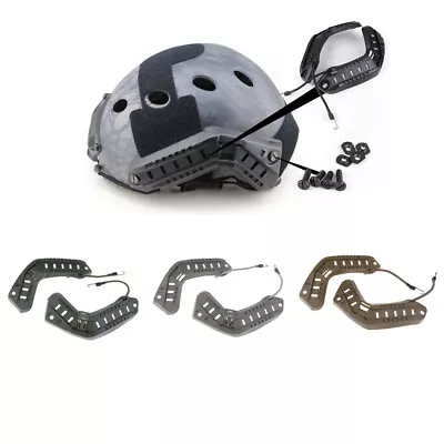 Fast ARC Helmet Accessory Rail Mount Kit Helmet Side Rail Guide For Hunting • £10.49