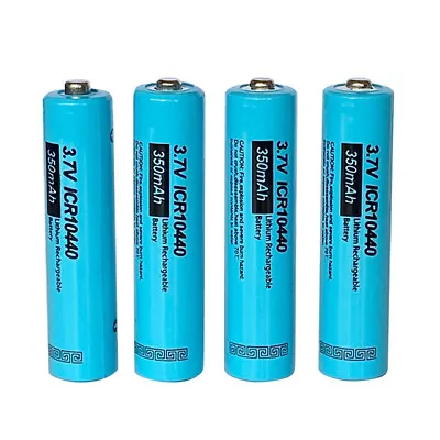 4x 3.7V AAA Rechargeable Li-ion Triple A Batteries Button Top For Weapon Lights • $10.99