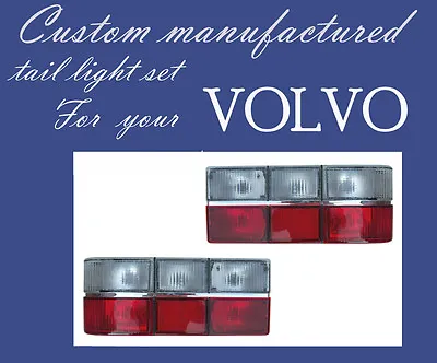 VOLVO 240 85-93 TAIL LIGHT TAILLIGHT LAMP Set. Clear Signal And Fog Light Lenses • $499