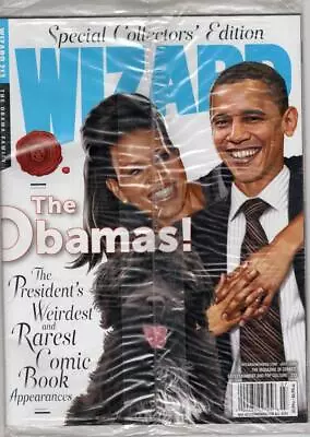 Wizard Magazine #215 Michelle & Barack Obama Special Edition Comic Book SEALED • $15