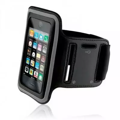 IPod Touch 5 6 7 Gen - RUNNING ARMBAND SPORTS GYM WORKOUT CASE COVER BAND BLACK • $9.49