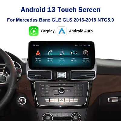 12.3'' Wireless Carplay Android 13 Navi Display For Benz GLE GLS NTG5.0 2016-18 • $539