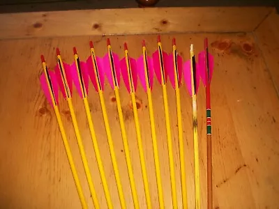 One Dozen Vintage Cedar Arrows • $12.99