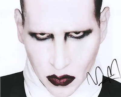 8x10 Framed Hand Signed Autograph - Marilyn Manson • $49.95