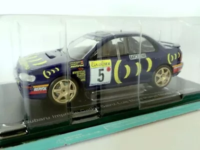 Subaru Impreza Rallye Monte Carlo (1995) 1/24 Diecast - Hachette Japan Cars #182 • $52.50