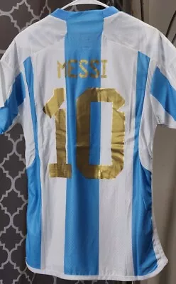 Argentina Jersey 3 Stars Messi Size M • $50