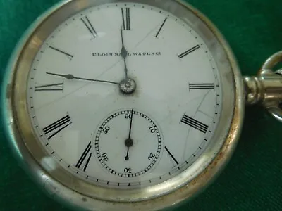 Vintage Elgin National Watch Co Railroad Pocket Watch • $50