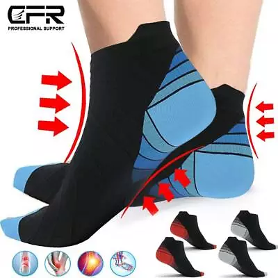 £5.29 • Buy Compression Ankle Support Socks Plantar Fasciitis Heel Foot Arch Pain Relief DSM