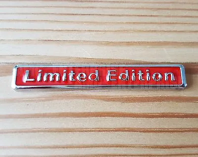 Red/Chrome 3D Metal Limited Edition Badge For Jaguar S X F Type XK XF XJ F-Pace  • £4.75