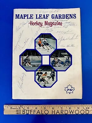 December 27 1967 TORONTO MAPLE LEAFS Signed Hockey Program V Montreal Canadiens • $99.99