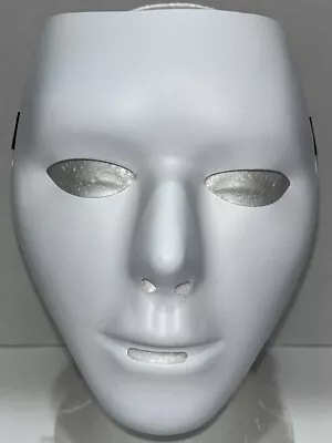 Blank White Male Face Mask Make Your Own Mask DIY Halloween Cosplay • $7.60