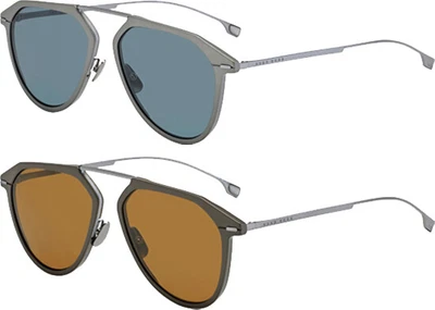 $79.99 • Buy Hugo Boss HD Polarized Men's Titanium & Aluminum Aviator Sunglasses B1135S Italy