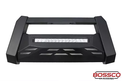 Black Matte Nudge Bar With Light Bar Suitable For Ford Ranger PX2 PX3 2015-2022 • $499