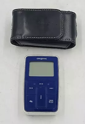 Creative ZEN Micro (4GB) Digital Media MP3 Player Blue & White PARTS ONLY • $24.95