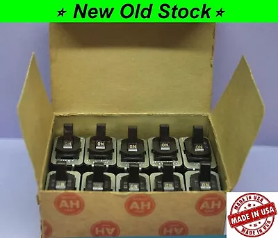 Lot 10 Vintage Despard Interchangeable Toggle Switch Double-Pole DPST Brown H&H • $95