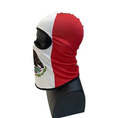 $9.99 • Buy Mexico Flag Balaclava Face Mask UV Protection Ski Hood Tactical For Men Women