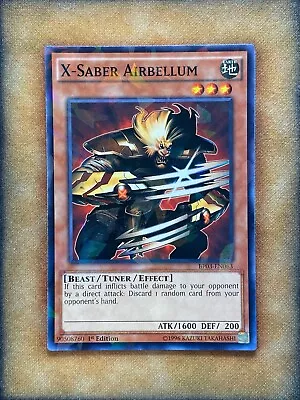 Yugioh X-Saber Airbellum BP03-EN063 Shatterfoil Common 1st Ed NM • $2.99